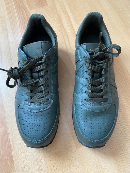 Buy & Sell Hertfordshire Broxbourne - Photos for Armani Exchange Mens Khaki Trainers - New