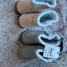 girls 
pink / grey fur boots 
9.12 months 
new not worn 

sell both together
