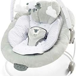 just 4 baby, Soft Padded New Born Lamb Bouncer Recliner with Soothing Music Vibration and Toys 0m+, Grey

COLLECTION BROCKLEY SE4