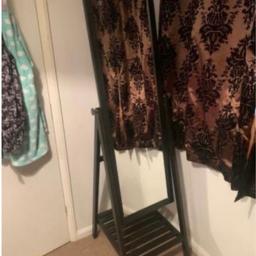 Freestanding mirror from ikea takes up little space and position can be adjusted just by pushing the mirror

Pet and smoke free house
Local delivery may be possible for small fuel fee