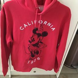 Lovely red Minnie Mouse hoody like new size L in excellent condition pick up