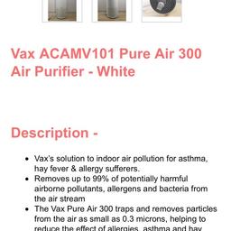 Vac dehumidifier 
Brand new barely used 
Fully working excellent condition 
Please see picture for full description 
£55 Ono 
Can deliver local £5