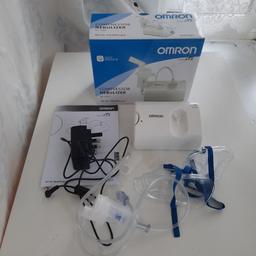Omron compressor Nebulizer , low noise, lightweight and virtual valve technology. Used Once. just like new.
