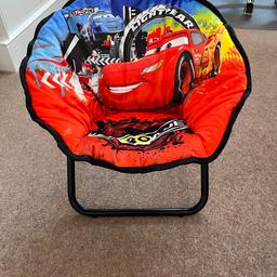 Children folding chairs can be used for camping, in excellent condition. Collection at Worcester Park