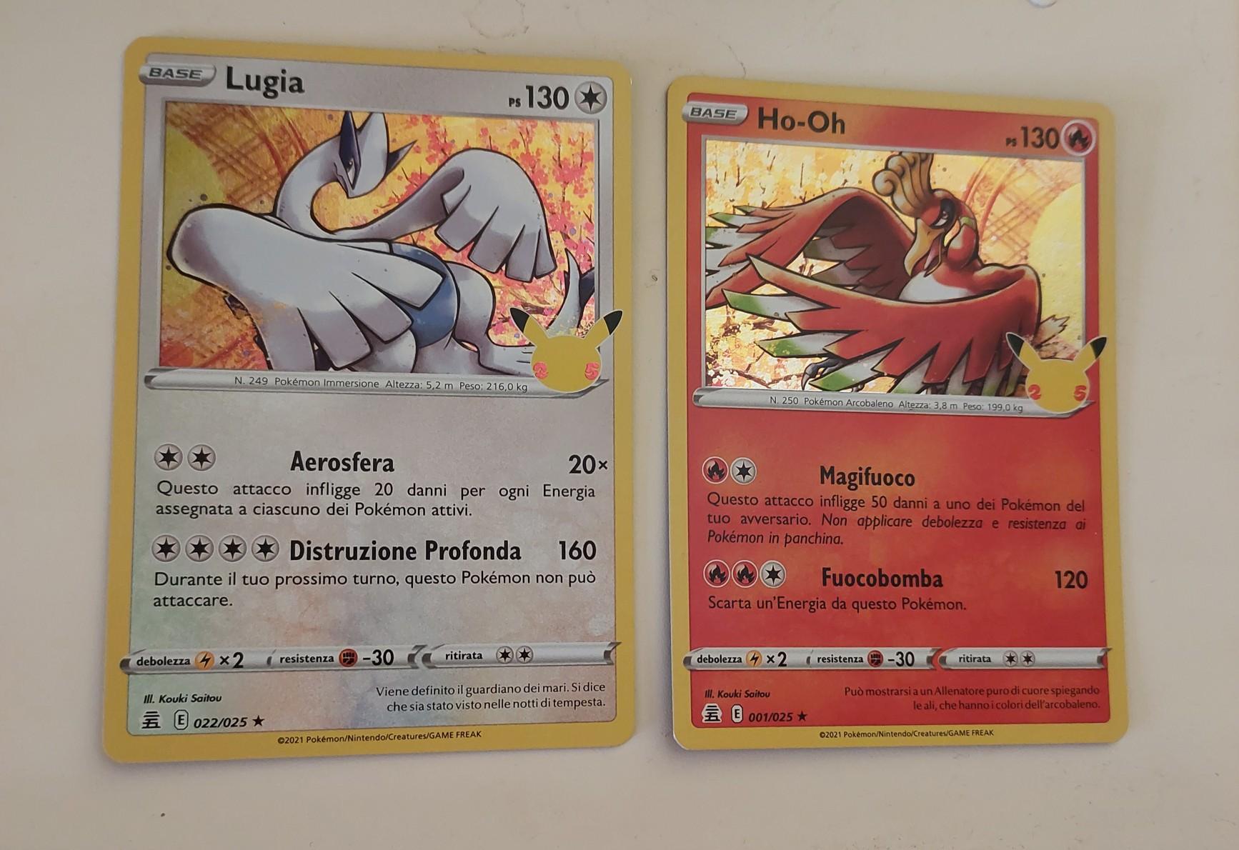 carte pokemon holo lugia e ho-oh in 36050 Bolzano Vicentino für € 4,99 ...