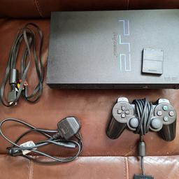 Playstation 2

56 games, some are worth quite abit, futurama, manhunt etc

1x PS2 controller
1x PS2 Memory card
Power cable
AV Cable

Been sat for awhile, turned on and tried a selection of games, still works fine.

Any questions please ask.

Would be a great addition to someone's collection.