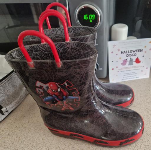 Buy & Sell Derbyshire Chesterfield - Photos for flashing spiderman wellies