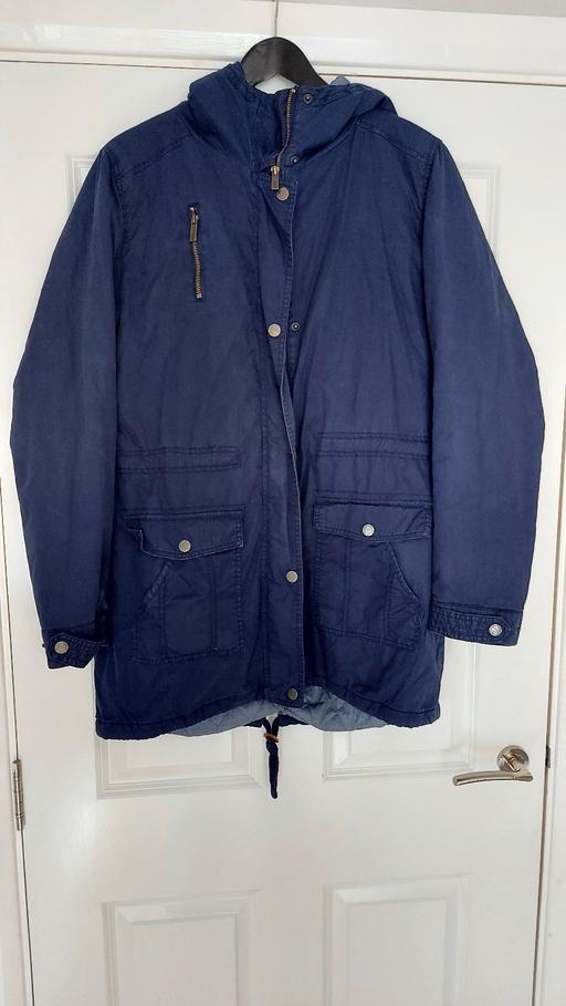 Buy & Sell Greater Manchester Tameside - Photos for Fat Face Blue Thick Cotton Jacket UK 16