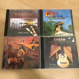Music - 4 CD’s - Etnia, Traditional music of the Andes - Kauzay, Andean feelings - Samay, medicine Power - K’ala Marka, des Andes a l’amazonie, Bolivie, pour la defense de la nature 

Excellent fully working condition 

Collection or postage 

PayPal - Bank Transfer - Shpock wallet 

Any questions please ask. Thanks