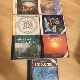 Music - excellent condition, Fully working - Mantra, Healing Music for Reiki 4, Mandala of Transformation, massage, healing relaxation, Aeoliah - Medicine Woman, Medwyn Goodall - The Magical Elfin collection, Mike Rowland - Rainforest Reverie, Riley Lee, Shakuhachi - Excalibur - The way of the Dolphin
25p each

Collection or postage

PayPal - Bank Transfer - Shpock wallet

Any questions please ask. Thanks