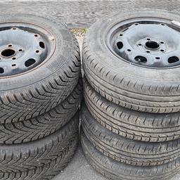 Felgen vom VW Polo, Winterreifen 2019,Sommerreifen 2012, alle Reifen 7mm, Preis ist für alle Reifen zusammen