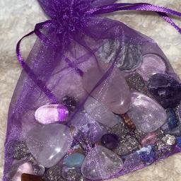 Bag of lots of different crystals all different sizes and variants please collect if you can