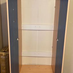 A well looked after 2 door wardrobe, only used for storing Asian clothing . Ready for collection. Already assembled so can be taken whole. 
Quick sale as need room empty.