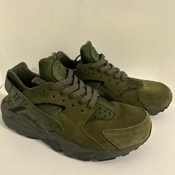 Men’s Nike Air Huarache green, worn, good clean condition, UK size 7 £55.00