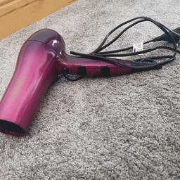 Used

Hair styling equipment

By Babyliss
Hair dryer
Heat and power settings
Device is purple and black

No additional accessories, just the hair dryer itself

In working order

In fair condition, there are some scratches on the device

I just don't need two hair dryers.

From a non-smoking and pet free home

Collection only from July 2022

For £5.00

NOW for free
