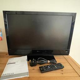 Sony Bravia 22’’ LCD TV comes with remote and manual (this is not a smart tv) would be ideal for kids bedroom or guest room

Pet and smoke free house
Collection Kilburn NW6