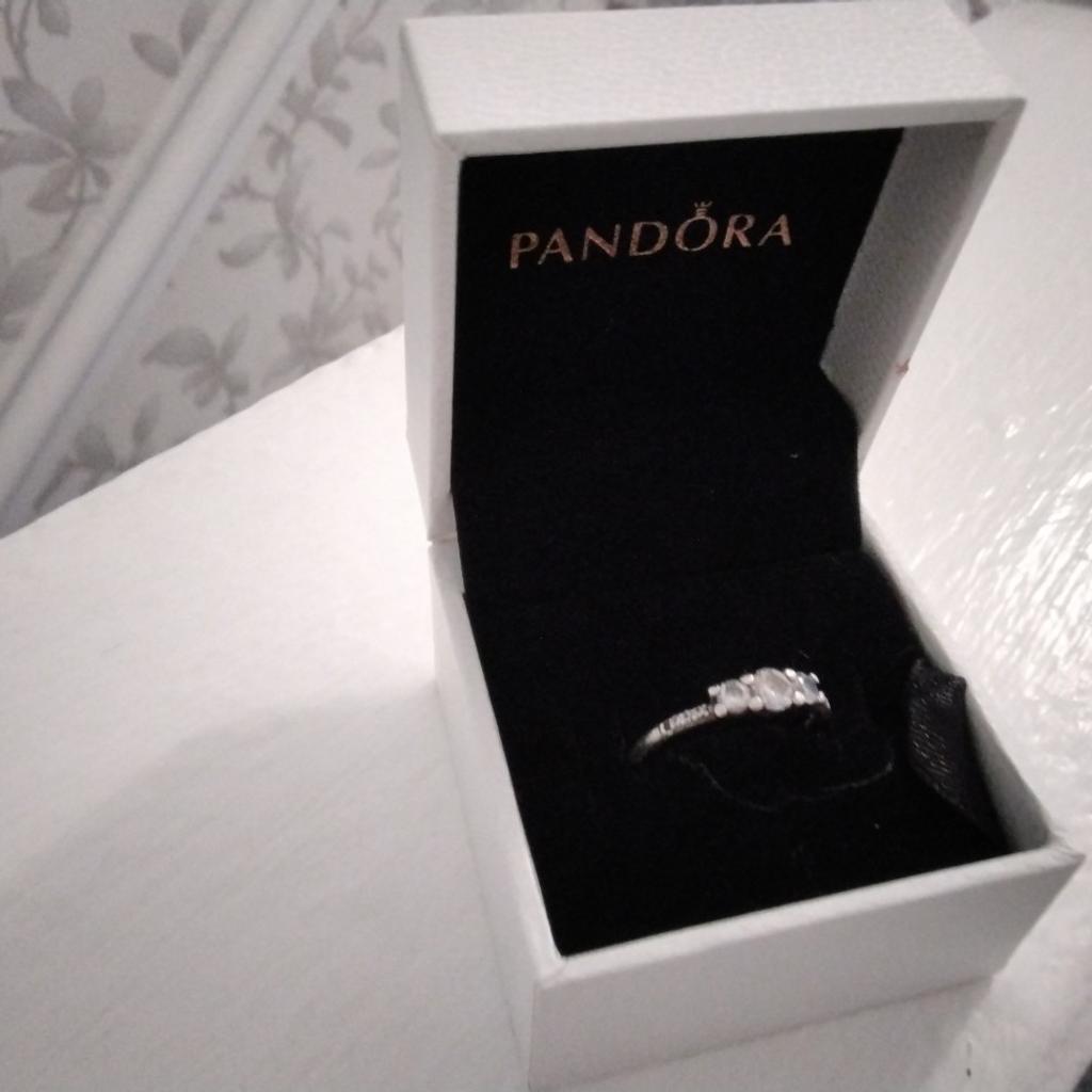 PANDORA SPARKLE RING NEW WITH BOX AND BAG SIZE 54 PICK UP ONLY PLEASE.