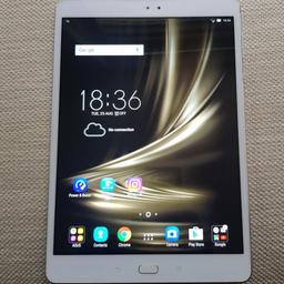 Asus ZenPad 3S 10 Z500M android tablet
4 GB GB of RAM & memory card slot
Hexa Core (2.1 GHz, Dual core, Cortex A72 + 1.7 GHz, Quad core, Cortex A53) processor 
Fingerprint reader
In very good clean condition. no marks or scratches on the screen. Type C usb cable included £50 ono