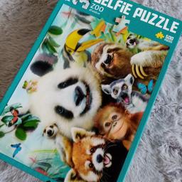 500 large pieces
Selfie Zoo puzzle
61 x 46 cm
Excellent condition
To be collected from Farington Moss