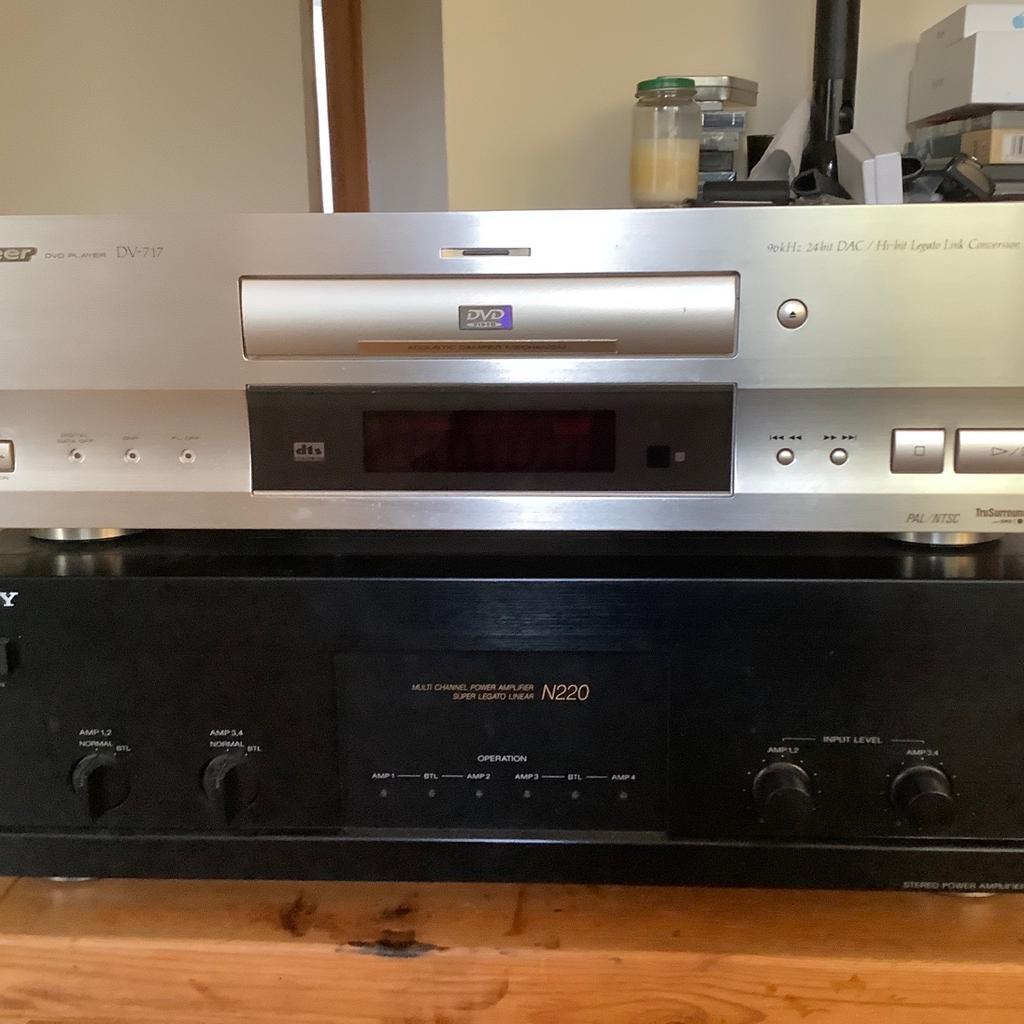 Sony N220 power amplifier pioneer DVD player in W13 London Borough of