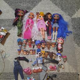 lol dolls!! alot of dolls, REALLY GOOD FOR CHRISTMAS OR BIRTHDAYS!! ( really good condition!! ) , comes with some of the accessories and extra clothes and bottles. / collection only. \