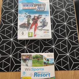 zwei Gut gepflegte Wii Sports Spiele