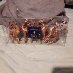 CHRISTMAS TREE DECORATIONS 

REINDEER IN ROSE GOLD .
NO OFFERS AND NO TIME WASTERS THANK YOU