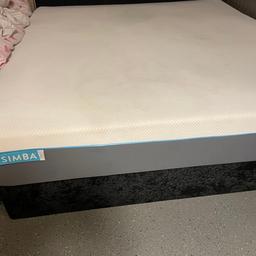 Black velvet crush Superking side bed frame purchased only last year, in perfect condition
SIMBA Superking size mattress, purchased only last year
RRP: £600
Selling both for only £400
Selling as i’m moving and need to downsize bed
