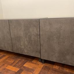 Brilliant condition credenza, no wear n tear
Height 75cm
Length 180cm
2 available in total
Collection only