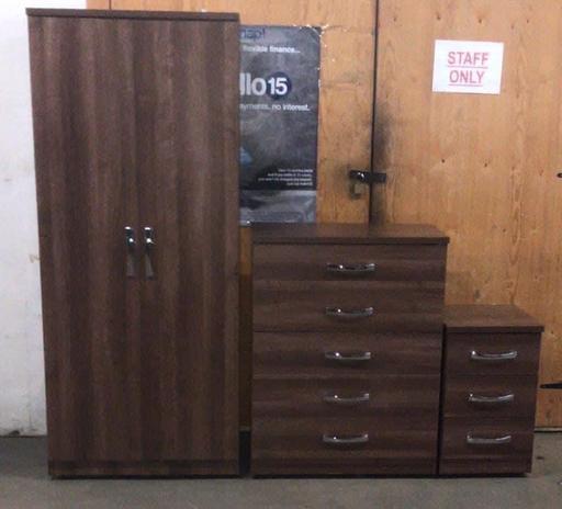 Buy & Sell Parkgate Rotherham - Photos for Nova chocolate wardrobe chest bedside
