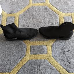 PRADA SOCK TRAINERS ALL BLACK SIZE 4 WILL FIT A SIZE 5.