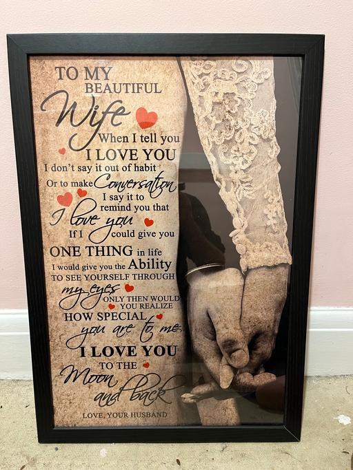 Buy & Sell Kent Maidstone - Photos for To my beautiful wife picture frame