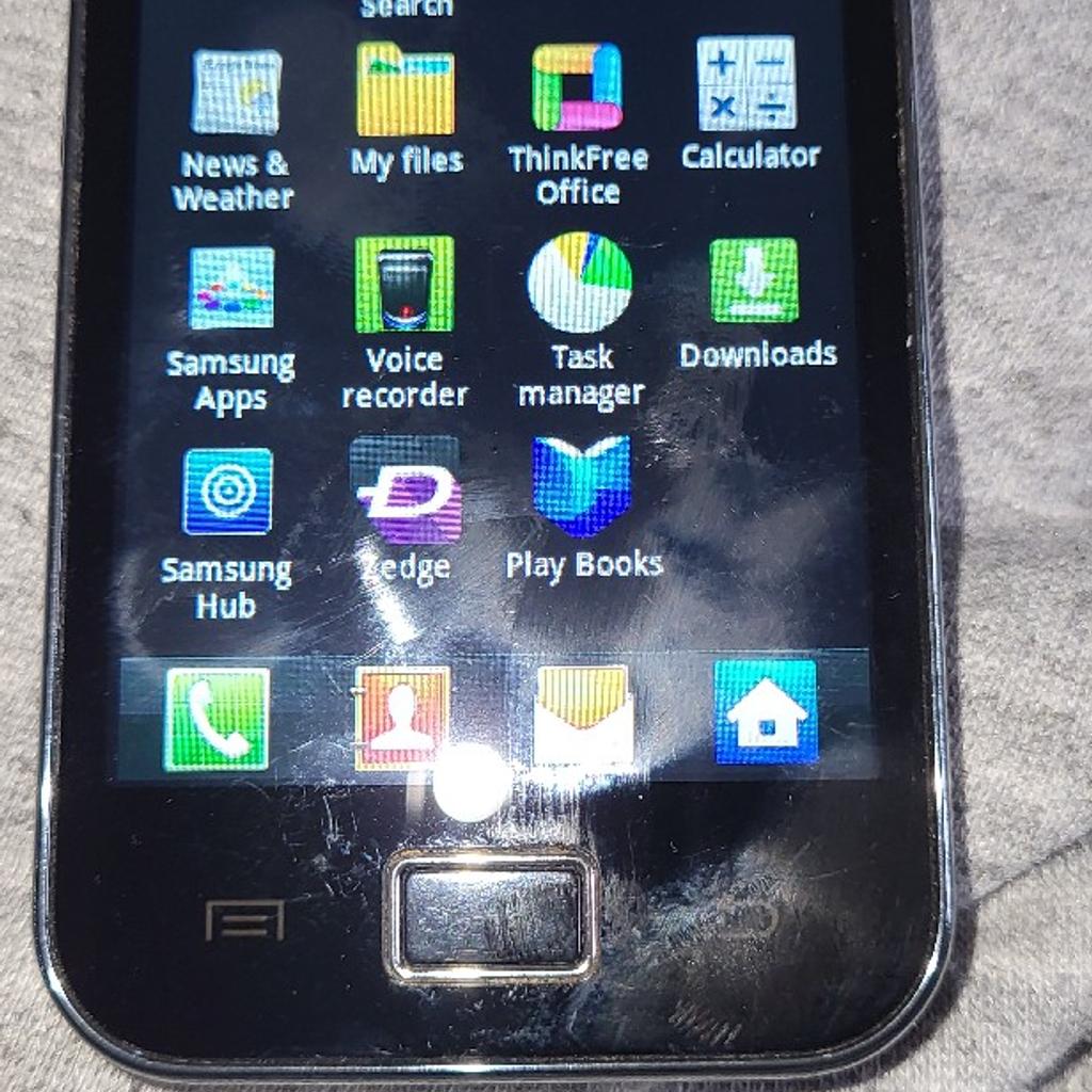 mobile phone
Samsung galaxy ace gt-s5830i
touch screen perfect working order
just needs a sim on t,mobile
probably be opened to any network at a phone shop for not much money
£25 hardly been used
s9 Darnall