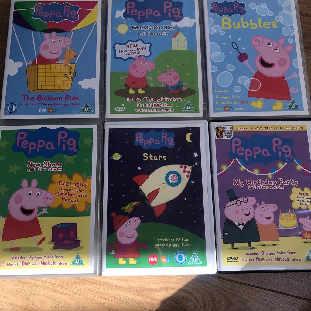 6 x Peppa Pig Dvds
Pet and smoke free home
Collection only from Wednesbury