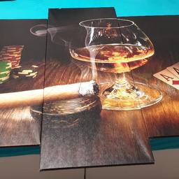 Verkaufe hiermit mein 5-teiliges Pokerbild.

Bild zeigt ein Glas Whisky, eine Zigarre, Pokerchips sowie 3 Assen.

Gesamtbreite 201cm, Höhe 60, 80 und 100cm

Preis auf VHB

Privatverkauf, keine Garantie oder Rücknahme