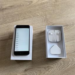 iPhone 6 in excellent condition, silver and black, complete with charger, earphones and screen protector.