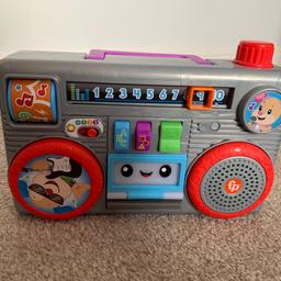Fisher Price Laugh and Learn Boombox 
Excellent like new condition