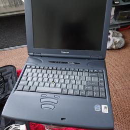 Toshiba Computer with Accessories in Toshiba carrying case.selling for someone. else. 0pen to any sensible offer.