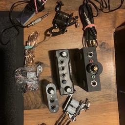 Tattoo items no use for them all good condition power supplies pedal etc