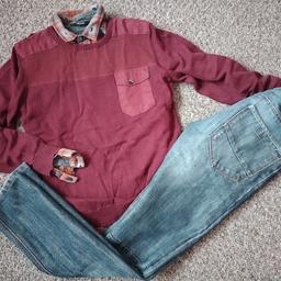 Next Jeans age 12 And George Jumper With Shirt 11-12 Years
in good condition
no lower offers