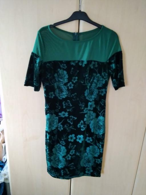 Buy & Sell Greater Manchester Bury - Photos for NEW EMBOSSED VELVET DRESS SZ 10