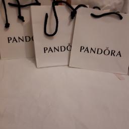 3 empty paper Pandora bags
postage £2