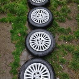 Ford Alloy Wheels 5x108
205/60/16 with some scuffs
Ready to go
Can be delivered if needed