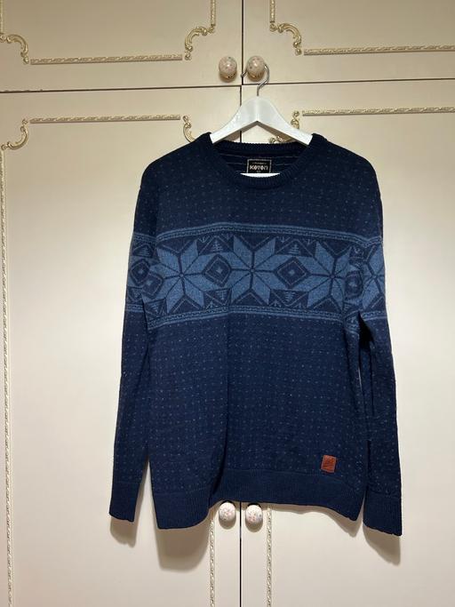 Buy & Sell Hertfordshire Hertsmere - Photos for KOTON men knitted navy jumper size L