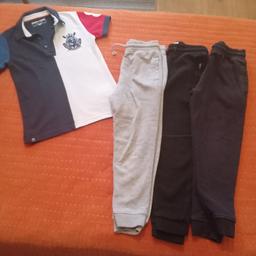 three jogging bottoms and a t-shirt very good condition from pet and smoke free housr