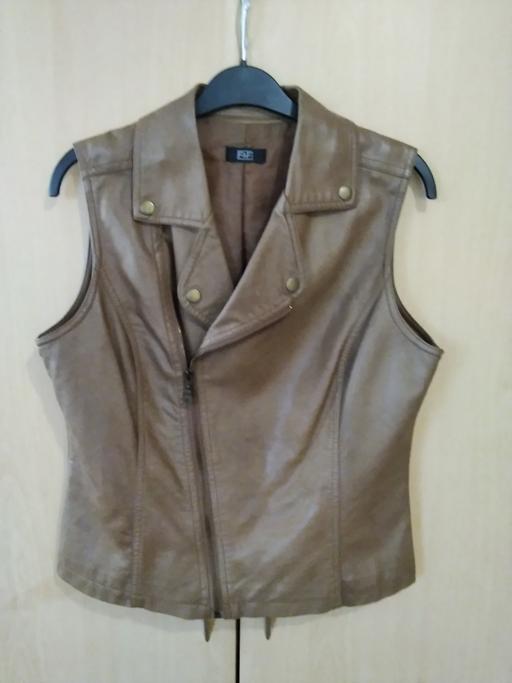 Buy & Sell Greater Manchester Bury - Photos for FAUX LEATHER TOP SZ 12