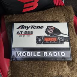 anytone AT 588 4 Meter mobile ..as new condition .unwanted gift