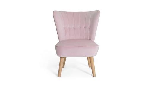 Buy & Sell West Midlands Coventry - Photos for Habitat Alexis Velvet Cocktail Chair - Pink