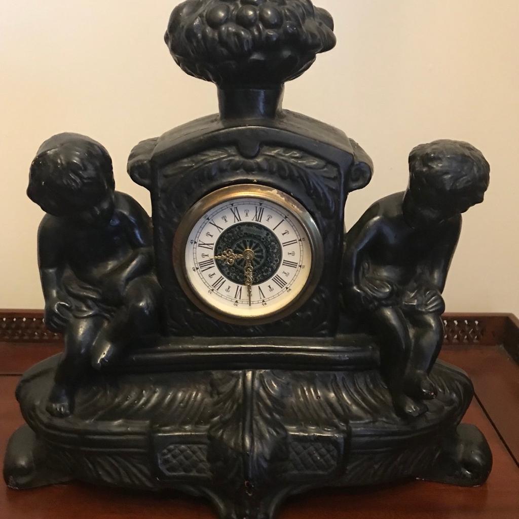 Vintage Mercedes plaster cherub clock in WA2 Orford for £120.00 for ...