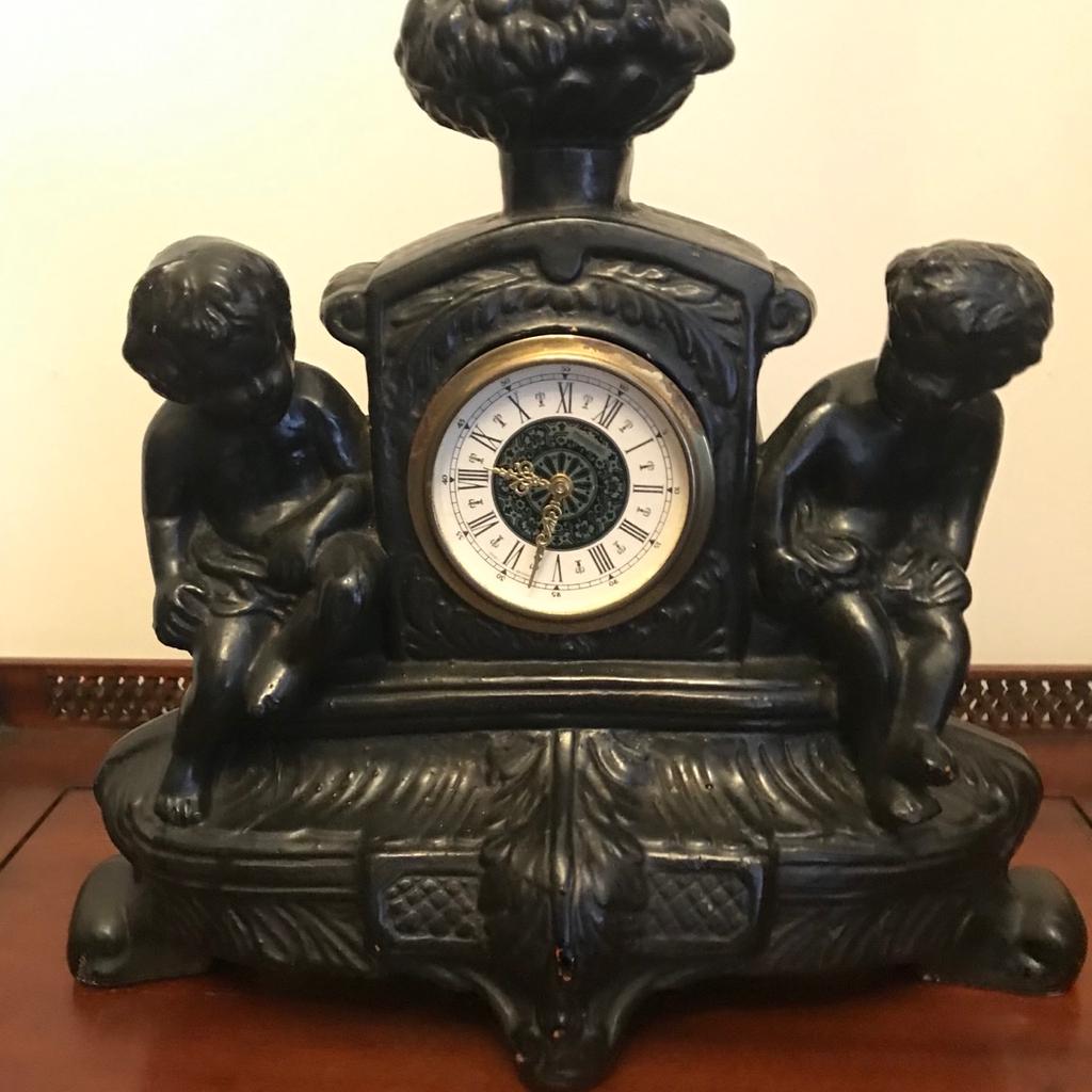 Vintage Mercedes plaster cherub clock in WA2 Orford for £120.00 for ...
